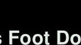 Jamie says, 'Watch my boyfriend footfuck me.'