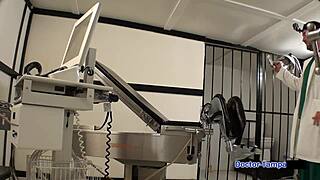 i lock up petite alexa chang in handcuffs backstage