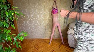 we film crazy vacation video with hard spanking