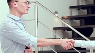 Lovita Fate Conducting A Job Interview With Candidate And Riding His Monster Cock In Doggystyle Deepthroat Session