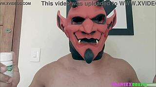 Pep's Homemade Solo With Monster Big Black Cock