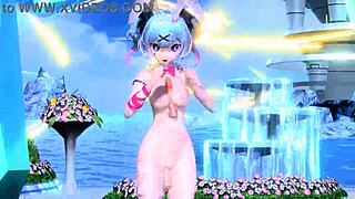 Hatsune Miku Nude Rabbit Hole Costume