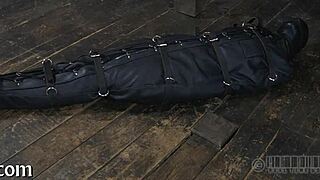 Restrained Girl Faces Punishment In Garage