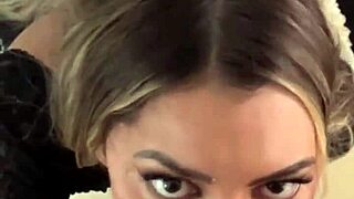 petite blonde latina natural tits shake in pov - sloppy blowjob rimming and cum in her mouth mpbng