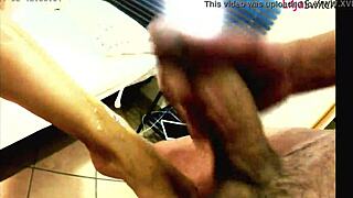 Want me to bust your balls with my feet and make you cum?