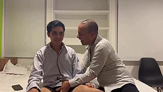 Disabled Guy Makes Him Burst With Pleasure!