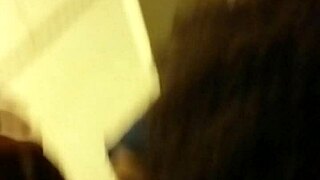 curly girl sucking secretly