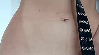 Belt Punishes Pussy Firmly