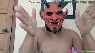 Pep's Homemade Solo With Monster Big Black Cock