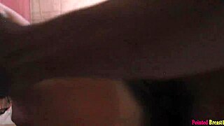 Cherry Bum Rolling And Moaning Out As Two Black Cock Screw Her Slippy Fat Pussy