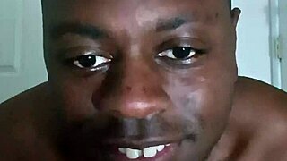 She says, 'guess who showed up this time?' before masturbating her ass