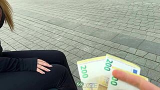 poor student girl thought it was just a gift in the dorm room