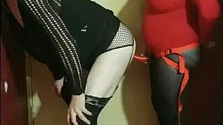crossdresser takes ass to mouth collection