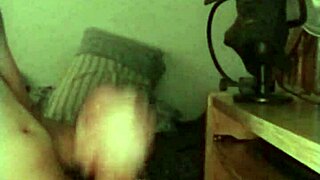 a jerk-off on a rainy day with monster cock