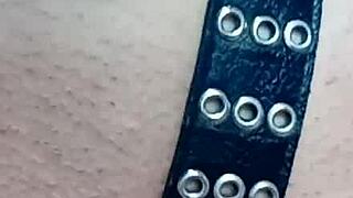 Belt Punishes Pussy Firmly