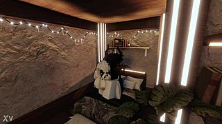 My bunny HG pretended to need help just to get fucked by my demon dick