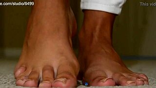 Giant Woman Crushes Toys With Feet
