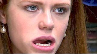 Ella Hughes got caught stealing and the manager fucked her 😏