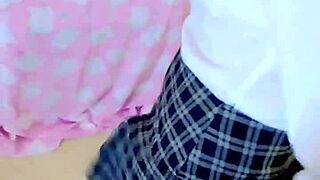 High school girl gets surprised by masked intruder in her room 😱 - stranger makes me do nasty things with his gross cock homemade amateur