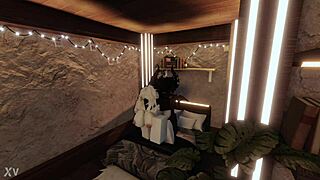 My bunny HG pretended to need help just to get fucked by my demon dick