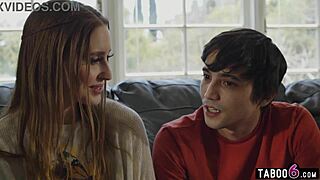 Youth counselor has teen 18+ couple finally get intimate in front of him