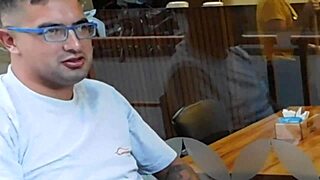 i saw him at the bar and brought him home for a wild fuck