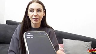 i fuked teen emma evans hard in castin, her small tits n long labia drivin me crazy