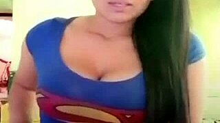 colombian woman entertains the public with her performance