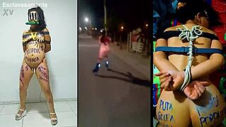 Training that slut Samantha hard.