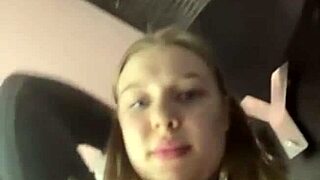 Fucking in public close-up with shaved pussy