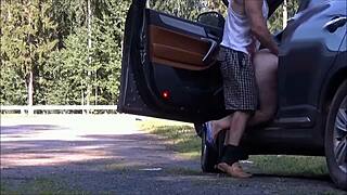 Fucked a fellow traveler on the road 2