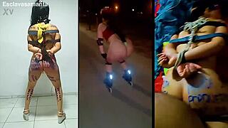 Training that slut Samantha hard.