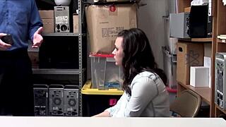 horny thief forced to fuck the guard hard in doggystyle