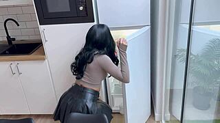 Latina Chick Lilly Cleans Then Gets Big Ass Fucked