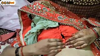 Indian couple's intense wedding night anal fucking in doggystyle