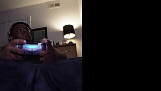 Gamer enjoys solo session in private