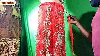 Indian couple's intense wedding night anal fucking in doggystyle