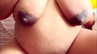 Pregnant Arab Milf Masturbates Hairy Pussy