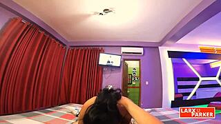 Blooper During Latina's Blowjob In Casting Camera Missed Angle