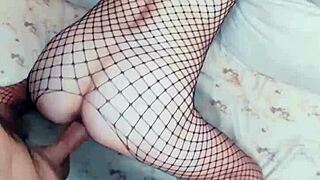 Wife In Stockings Loves It Rough And Hard