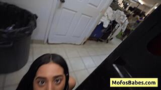 Nikki Mars, Sexy Teen Brunette With Big Ass, Fucked In Laundromat By Jason Legend