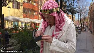 sheikh kazzar casting interview with huge cock anal and squirting