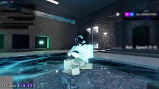 Alone In The Indoor Pool With A Shy Girl, It Turns Into Rough Sex With Follower 11