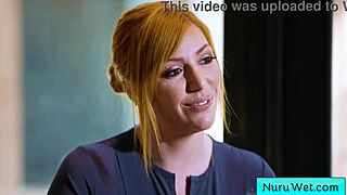 Sexy Big Tit Blonde Masseuse Explains Her Client What A Nuru Massage Is - Lauren Phillips David Lee!