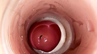 Camera Captures Huge Sperm Ejaculation Inside Deep Pussy