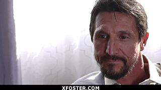 The foster family is expressing physical affection to each other openly 😘