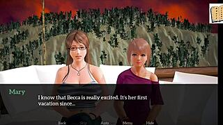 Teen Brunette And Milf Engage In Homemade Family Game With Big Tits And Ass