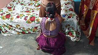 Desi village girl tries tight pussy first time at home 😍