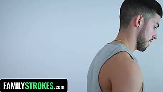 Shocked stepdad catches stepsiblings banging like rabbits