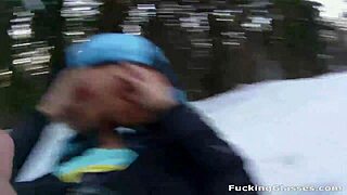 Snowboarder chick rosemary moyer loves cock